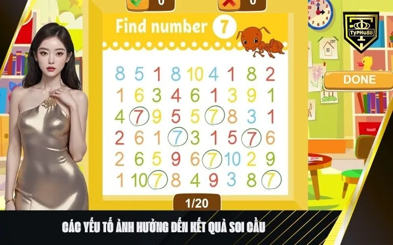 Các yếu tố ảnh hưởng đến kết quả soi cầu