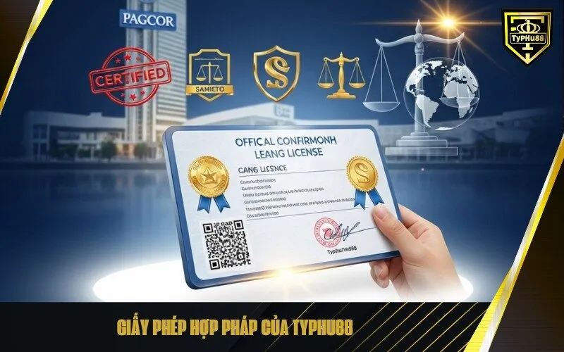Giấy Phép Hợp Pháp của Typhu88