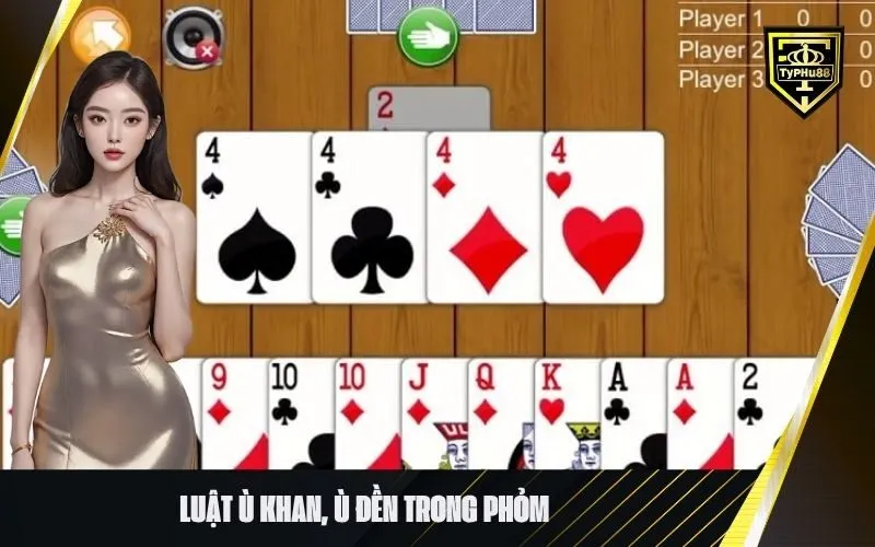 Luật ù khan, ù đền trong phỏm