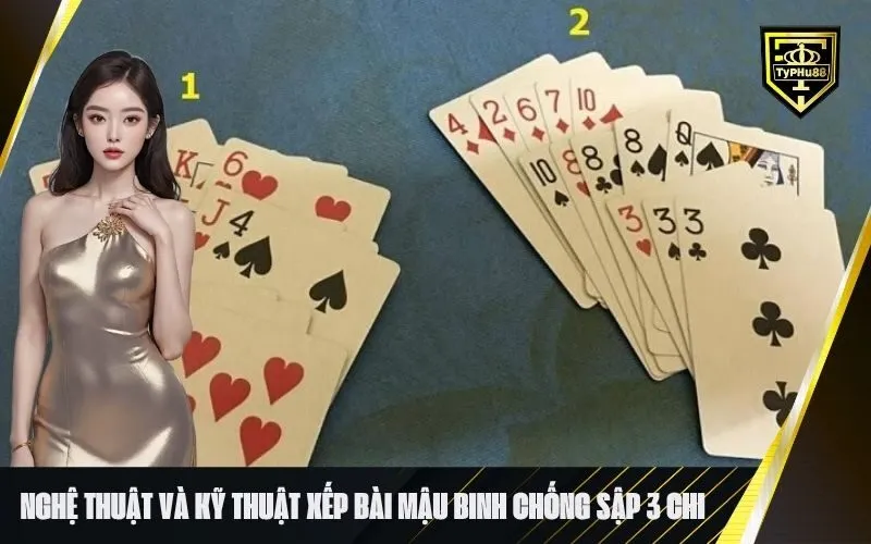 Nghệ thuật và kỹ thuật xếp bài Mậu Binh chống sập 3 chi