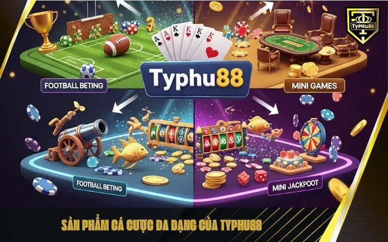 Sản Phẩm Cá Cược Đa Dạng của Typhu88
