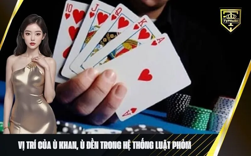 Vị trí của ù khan, ù đền trong hệ thống luật Phỏm