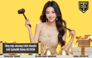 Tổng hợp chương trình khuyến mãi typhu88 tháng 022026